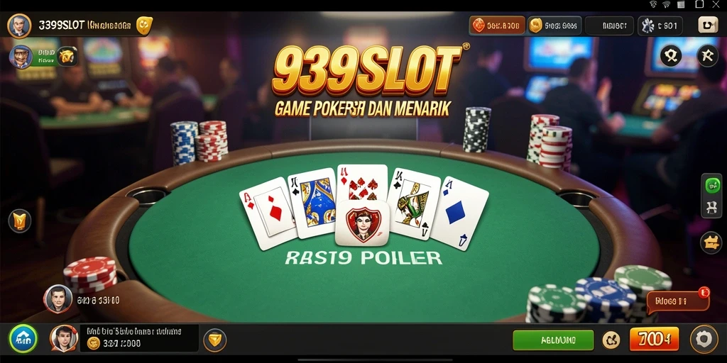 Screenshot menampilkan gameplay Poker dalam 9399SLOT yang seru.