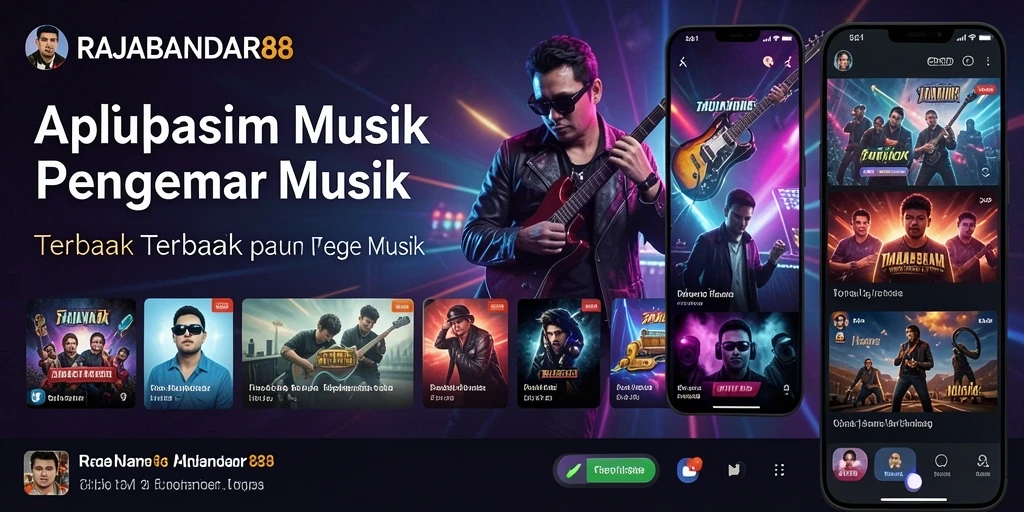 Tampilan menarik dari gameplay RAJABANDAR88 dengan beragam lagu musik.