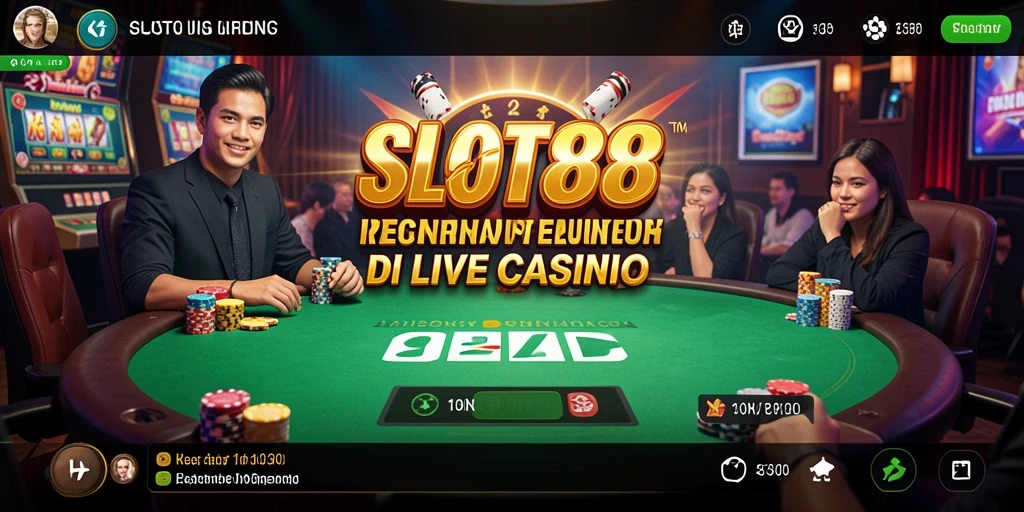 Tampilan gameplay Live Casino yang seru dan interaktif.