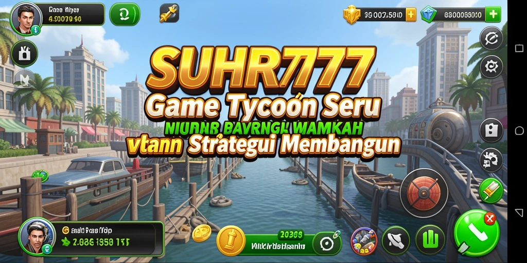 Screenshot gameplay menarik dari SUHU777 menampilkan pengelolaan bisnis yang dinamis.